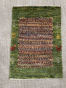 Gabbeh Tappeto persiano 60x40 (Iran) Annodato A Mano
