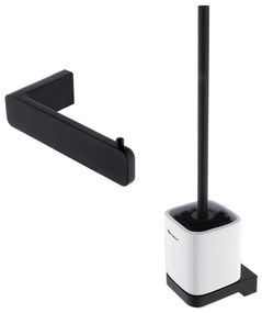 NIMCO MAC set-94KN-90 - Scopino a parete e porta carta igienica MAYA