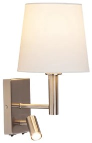 Rabalux 6539 - Lampada da parete LED HARVEY E27/40W + LED/3W