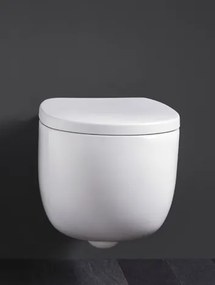 Milk Wc Sospeso 52x34 Bianco Lucido