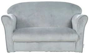 Divano per bambini in velluto grigio chiaro 78 cm Lil Sofa - Roba