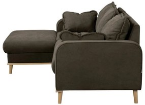 Divano angolare marrone (angolo sinistro) Beata - Ropez