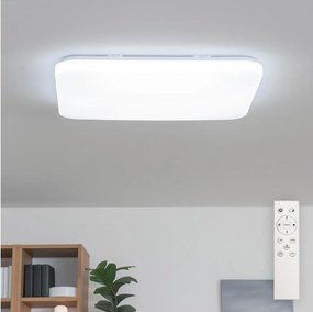 Brilagi - Plafoniera LED dimmerabile SMART, 36 W/230 V, 53×53 cm, Wi-Fi Tuya + telecomando
