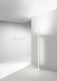 Piantana quadra in metallo colore bianco led 24w + 10w 2160lm + 900...