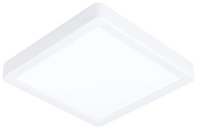 Plafoniera Moderna Fueva 5 Acciaio Bianco Led Integrato 17W 3000K Ip20