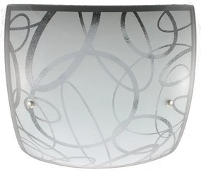 Plafoniera LED neoclassico Anelli Q., bianco Ø  cm, 3350 lumen