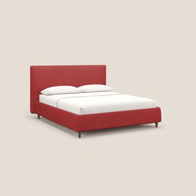 Martina letto imbottito contenitore in tessuto impermeabile T02 rosso