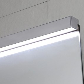 Koh-i-noor Sartoria lampada per specchio 70 cm da incollare led 4000k in alluminio anodizzato lucido