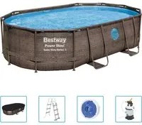 Bestway Set Piscina Power Steel 488x305x107 cm