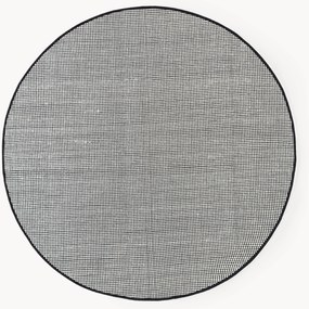 Tappeto rotondo in lana tessuto a mano Amaro