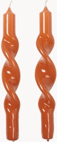 Set di 2 candele a bastoncino fatte a mano Twist