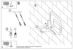 Sollux SL.0931 - Applique SACCON 2xG9/40W/230V
