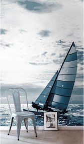 Fotomurale ESTA Barca a vela 2, blu 186X280 cm