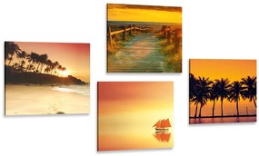 Set di quadri – Bellezza del paesaggio marino