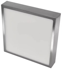 Plafoniera LED LED/21W/230 3000/3500/4000K 22,5x22,5 cm cromo