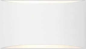 Applique da Parete G9 Bidirezionale 20x12 cm in Gesso Pitturabile