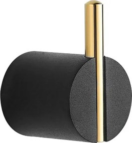 Mexen Aron gancio per asciugamano, nero/oro- 7088135-57
