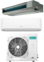 Climatizzatore Condizionatore Hisense Dual Split Inverter serie HI-COMFORT 12000 + CANALIZZATO 18000 con 3AMW72U4RJC R-32 Wi-Fi 12+18