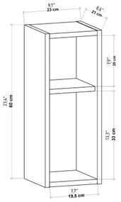 Comodino TILMO in rovere