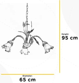 ONLI - Lampadario a sospensione con catena LANCIA 3xE14/6W/230V