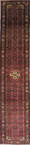 Hosseinabad Tappeto 80 x 370 Rosso (Iran) Annodato A Mano