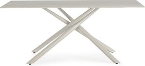 Tavolo da pranzo con piano in ceramica 90x180 cm Talia – Marckeric
