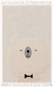 Tappeto per bambini con nappe e motivo in rilievo Momo