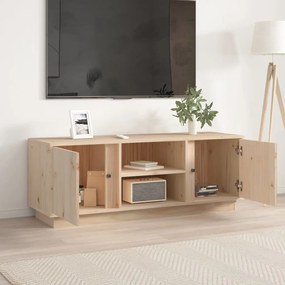 Mobile porta tv 110x35x40,5 cm in legno massello di pino