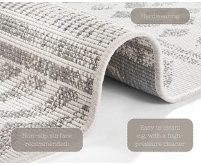Tappeto da esterno grigio e crema , 160 x 230 cm Biri - NORTHRUGS