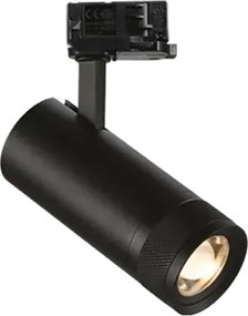 Eos proiettore 3-phase led cob bridgelux 15 w 20-55° on-off 1850 lm...