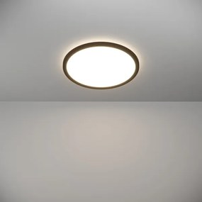 Eglo 901439 - Lampada LED da bagno ROVITO 18,5W/230V diametro 38,9 cm IP44 nero