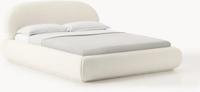 Letto imbottito in teddy con contenitore Alba