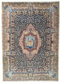 Kashmar Tappeto persiano 250 x 340 Blu (Iran) Annodato A Mano