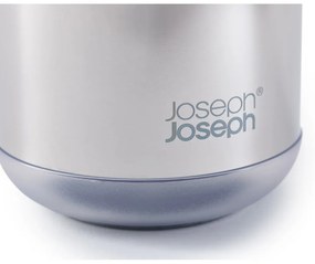 Dispenser di sapone in acciaio inox argento lucido 300 ml EasyStore Luxe - Joseph Joseph