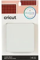 Set 4 sottobicchieri in ceramica da personalizzare Cricut