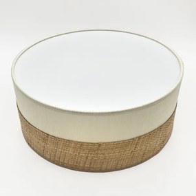 Plafoniera LED SIRJA BOHO LED/20W/230V Ø 35 cm beige/crema