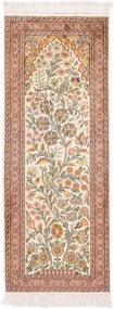Cashmere Silk Tappeto 50x120 (Indian) Annodato A Mano