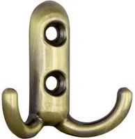 APPENDIABITI A 2 GANCI MM.45X45 BRONZO SFUM. PZ 25,0