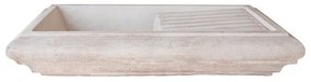 Lavabo Da Giardino In Cemento 100x50xh20 cm Brecciato Artistica Mediterranea Rosa