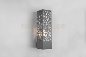 Cooper applique da esterno antracite h. 26cm ip44 1 luce attacco e27