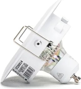 Aigostar - Set da 3 faretti da incasso LED, 1x GU10/4,5 W/230 V, 4000 K, bianco