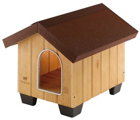 Cuccia per cani Domus per esterno in legno di pino nordico resistente agli agenti atmosferici