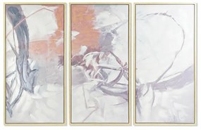 Set di 3 quadri DKD Home Decor Astratto (180 x 4 x 120 cm) (3 pcs)
