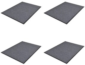 Zerbini İn Pvc 4 Pz Grigi 90x60 Cm /