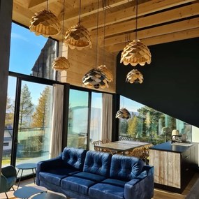 Lampada a sospensione con cavo BURGO 1xE27/60W/230V diam. 35 cm