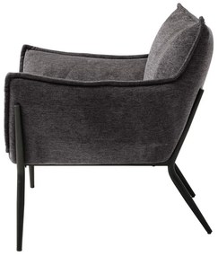 Poltrona relax grigia Calgary - Unique Furniture