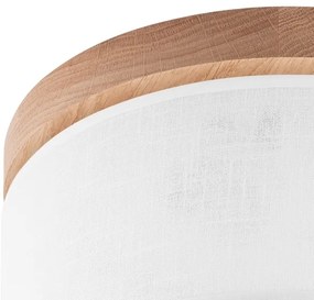 Brilagi - LED Plafoniera BELLADONNA 1xE27/15W/230V diametro 30 cm bianco/quercia