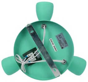 Luce Spot PICARDO 3xE14/40W/230V turchese