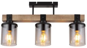 Globo 15555-3D - Lampadario a plafone LILA 3xE27/60W/230V