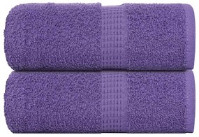 Asciugamani Per Sapone 2 Pz Viola 30x30cm 360g/m² 100% Cotone /